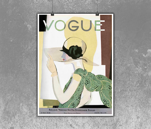 Vogue May 1928 Issue Cover Art