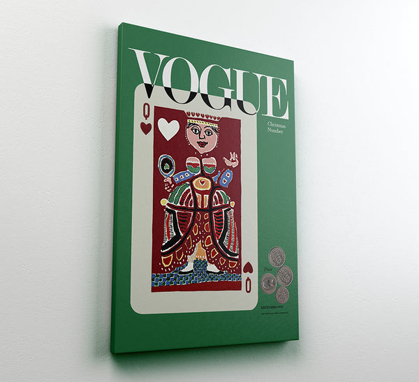 Vogue Vintage Magazine Cover  1953 December Issue