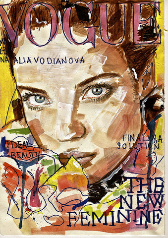 The New Feminine  cover of Vogue