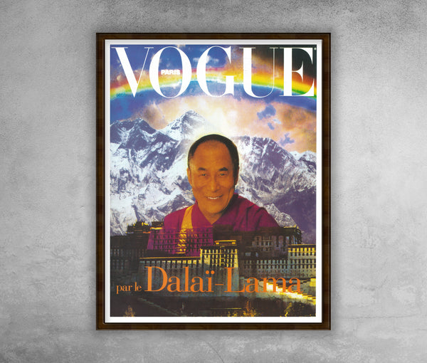 Paris Vogue No 732, December 1992 / January 1993 - Dalai Lama Cover.