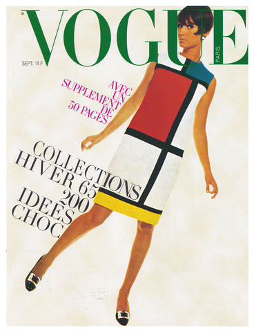 Vogue September 1965 Issue Cover Art Poster